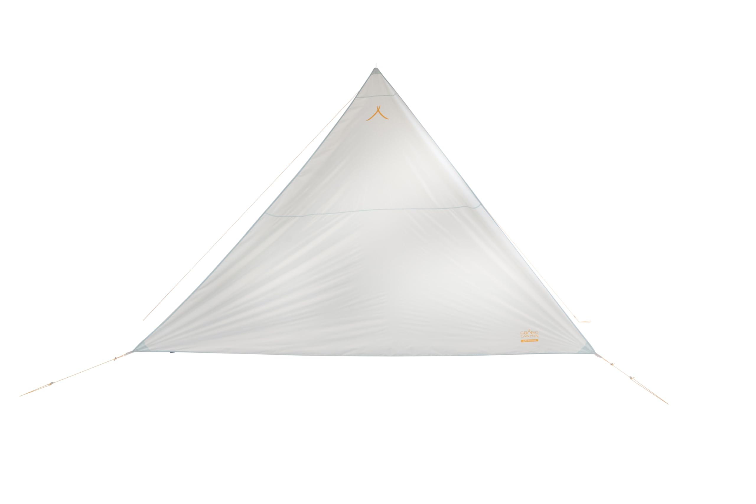 GRAND CANYON Zuni RAY PRO/Dreieck-Tarp 350×316 cm/Ultraleichtes Shelter für Zelt, Biwak & Outdoor/Inkl. Alu-Stange, Heringe & Abspannseile/Wasserdicht & UV 50+AG29