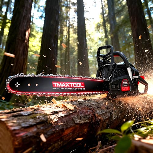 62cc Gas Chainsaw 20" with Automatic Oiler