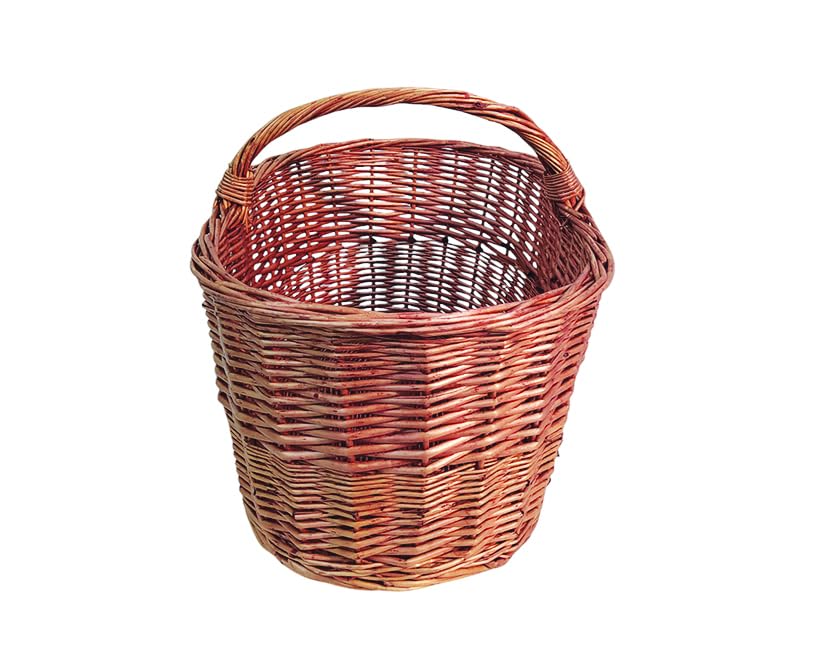 NG NICCOLAI CESTE VIMINI VARI MODELLI E MISURE IDEALI PER FUNGHI O COME PORTALEGNA CON MANICO (PORTALEGNA 42X65X43(H) CM)