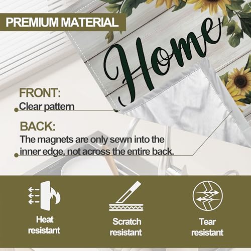 Image of Beautiful Country Home Sign Dishwasher Magnet Cover,Kitchen Decor Waterproof Refrigerator Magnet Appliance Cover Protector,23Wx26H Inches