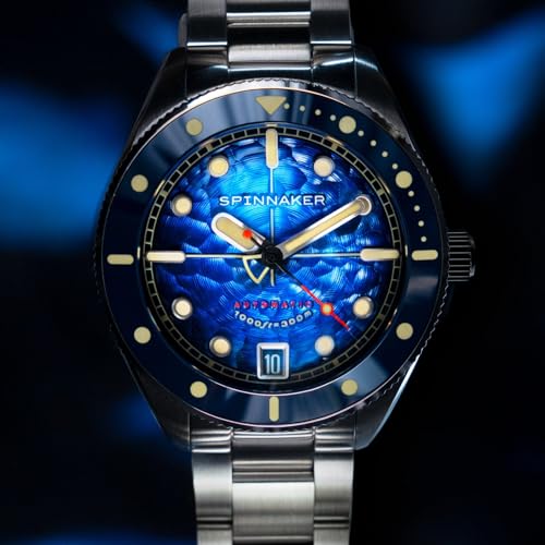 Image of Spinnaker Men's 42mm Challenger Automatic Watch with Solid Stainless Steel Bracelet SP-5159