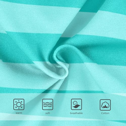 Teal Cyan Stripe Toddler Girls's Underwear 2T3