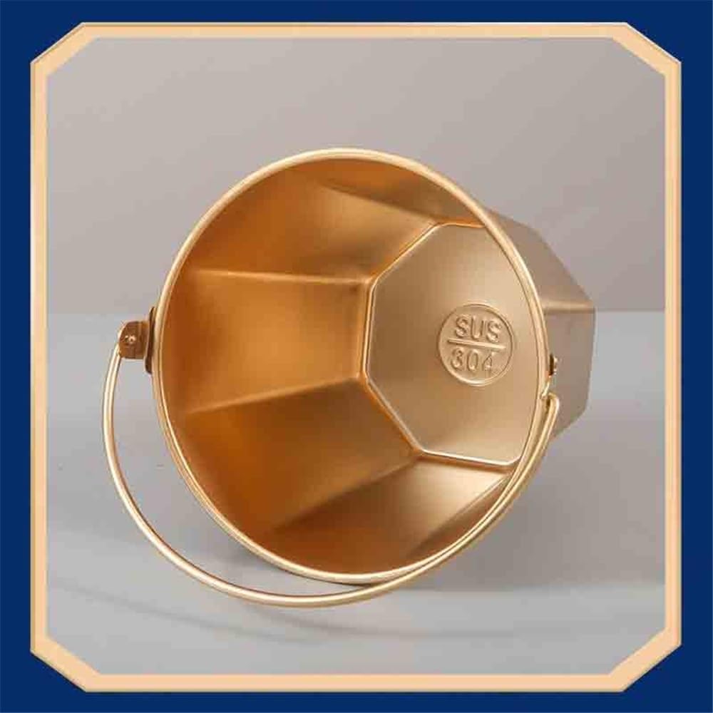 Cubo de hielo de acero inoxidable, enfriador de grado comercial para champán, bebidas y vino, diseño duradero y elegante