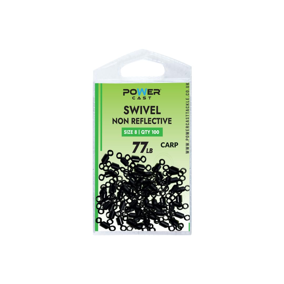 Power Cast Size 8 Carp Swivel (100)