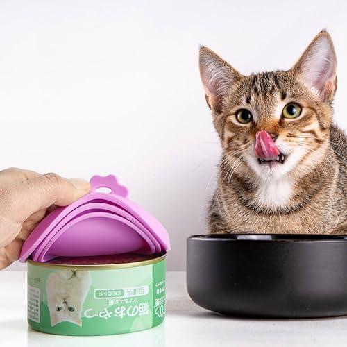 Food-Grade-Silicone-Can-Lids-for-Cats-and-Dogs-4-Piece-Set-Minted-Horizon Food Grade Silicone Can Lids for Cats and Dogs 4 Piece Set Minted Horizon