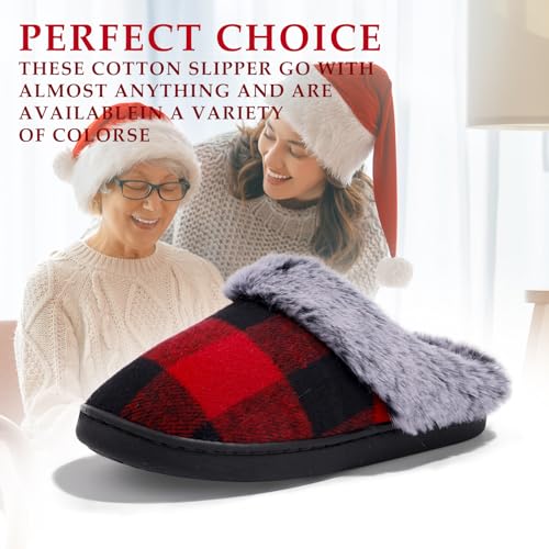 Fuzzy Slippers – Cozy, Plush House Slippers with Wrapped Heel for Ultimate Comfort2