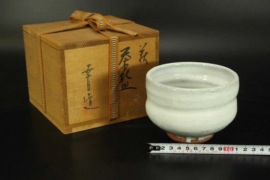 Amazon | 茶道具 抹茶茶碗 萩焼 幸月造 箱入 939 | ノーブランド