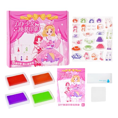 Livre de mode pour filles avec costumes de princesse, le cadeau d'anniversaire créatif
