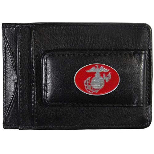Siskiyo Gifts Marines Leather Cash & Cardholder