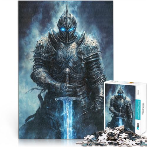 Rompecabezas para Adultos 1000 Piezas “El guardián congelado” Hecho de Papel，para Mayores de 14 años Juegos Divertidos para la Familia Una Obra de Arte。tamaño：26x38cm/10.24x14.96pulgada