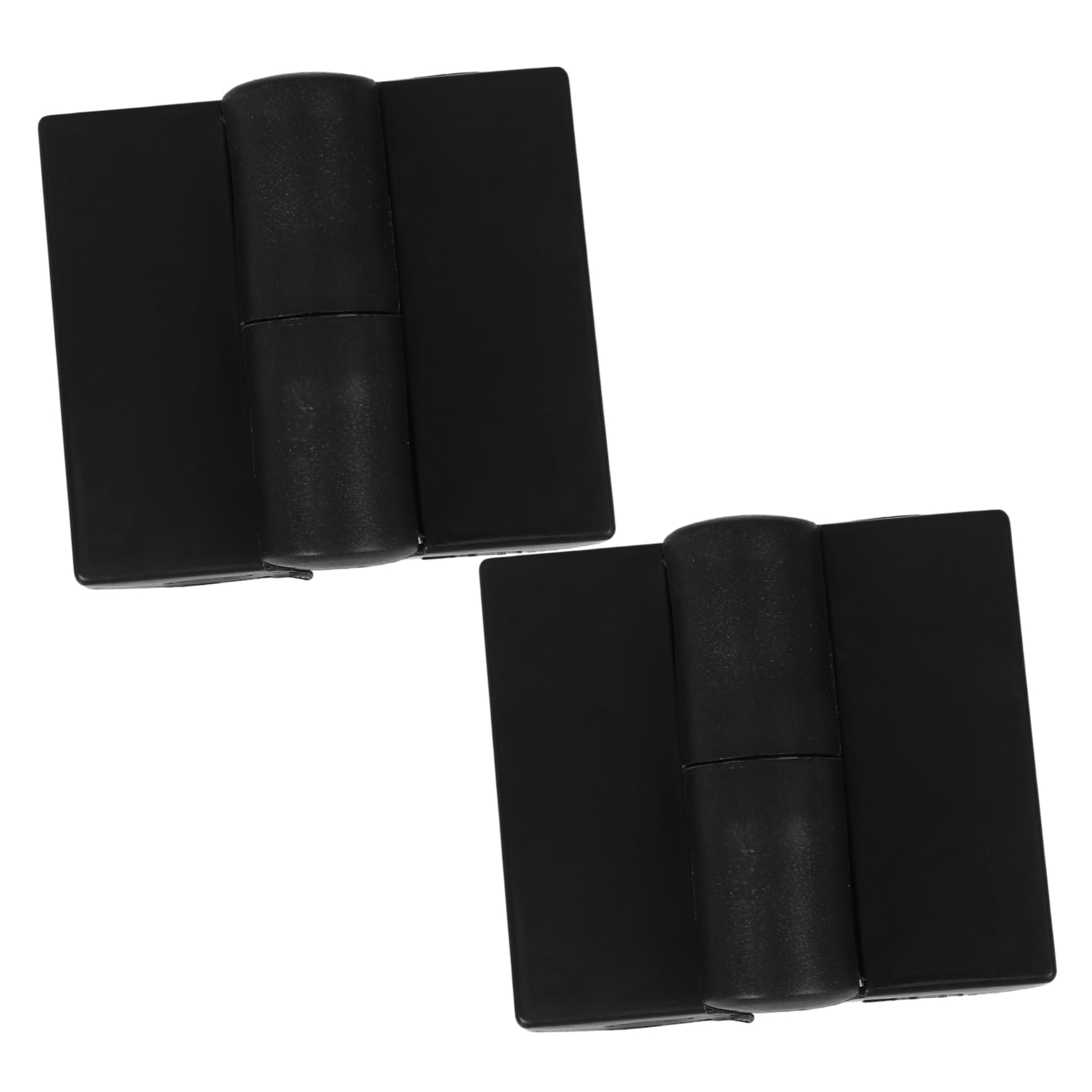 Hohopeti 2pcs Door Hinge Cabinet Hinge Removable Hinges Partition Hardware Connection Accessory Shopping Mall Door Hardware Connection Accessories Metal Hinge Toilet Hinge Plastic Black