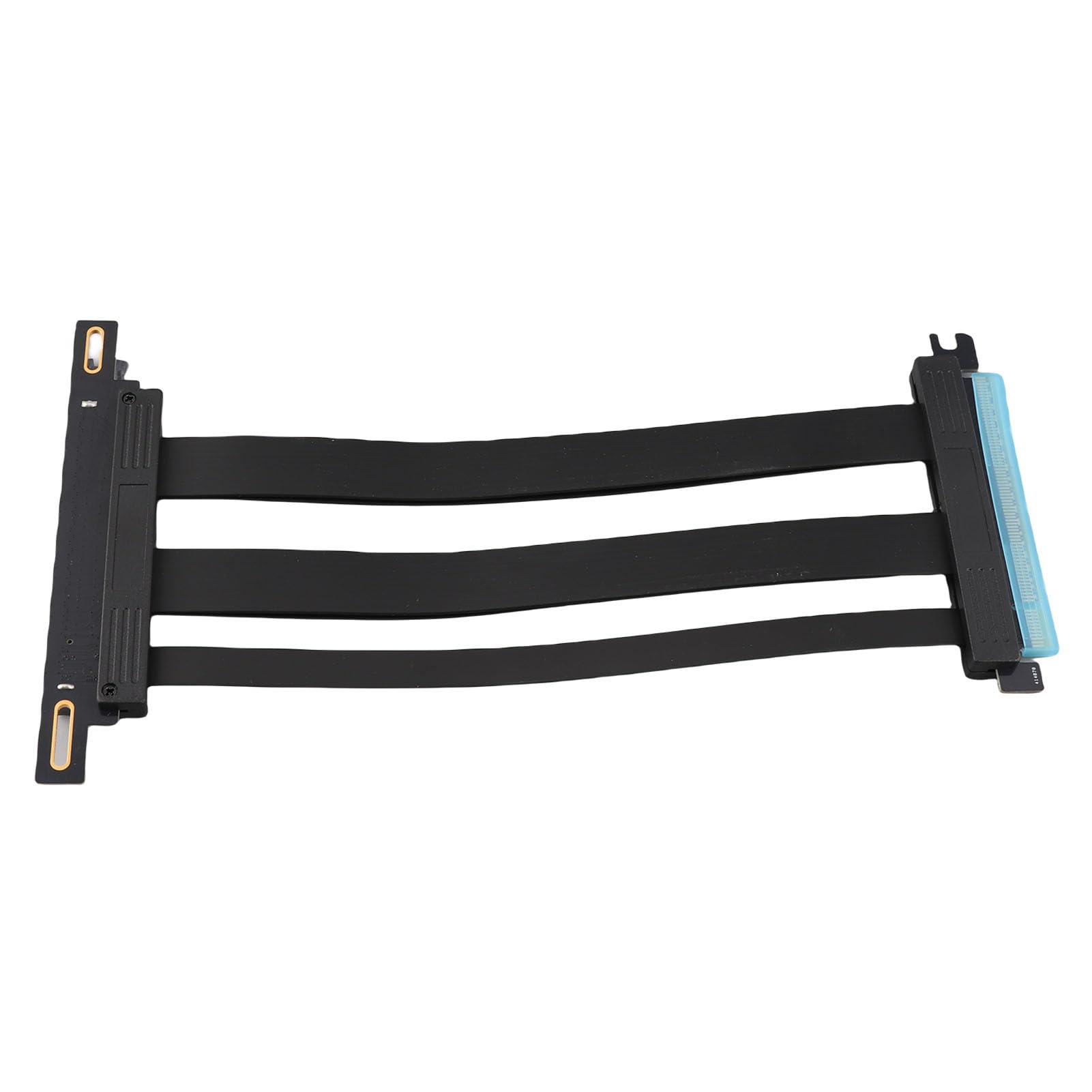 Gedourain Przedłużacz Karty Graficznej Pcie Gen5 X16 Wysoka prędkość Plug and Play dla Większości Podzespołów GPU i Płyty Głównej 20 Cm Dwurzędowa Płytka ABS Pod Kątem 90 Stopni do Komputerowej