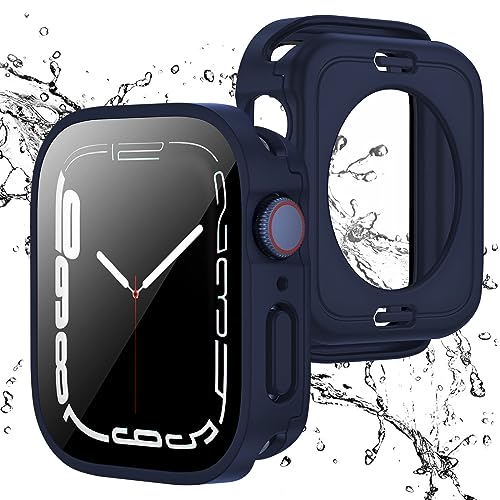 y2 in 1 SʕیzApple Watch p hP[X 41mm AbvEHb` Jo[ pGbWfUC ی AbvEHb` Series 9/8/7 Jo[ KXtB ̌^ d\ PCۑf ̌^Jo[wʃJo[ 