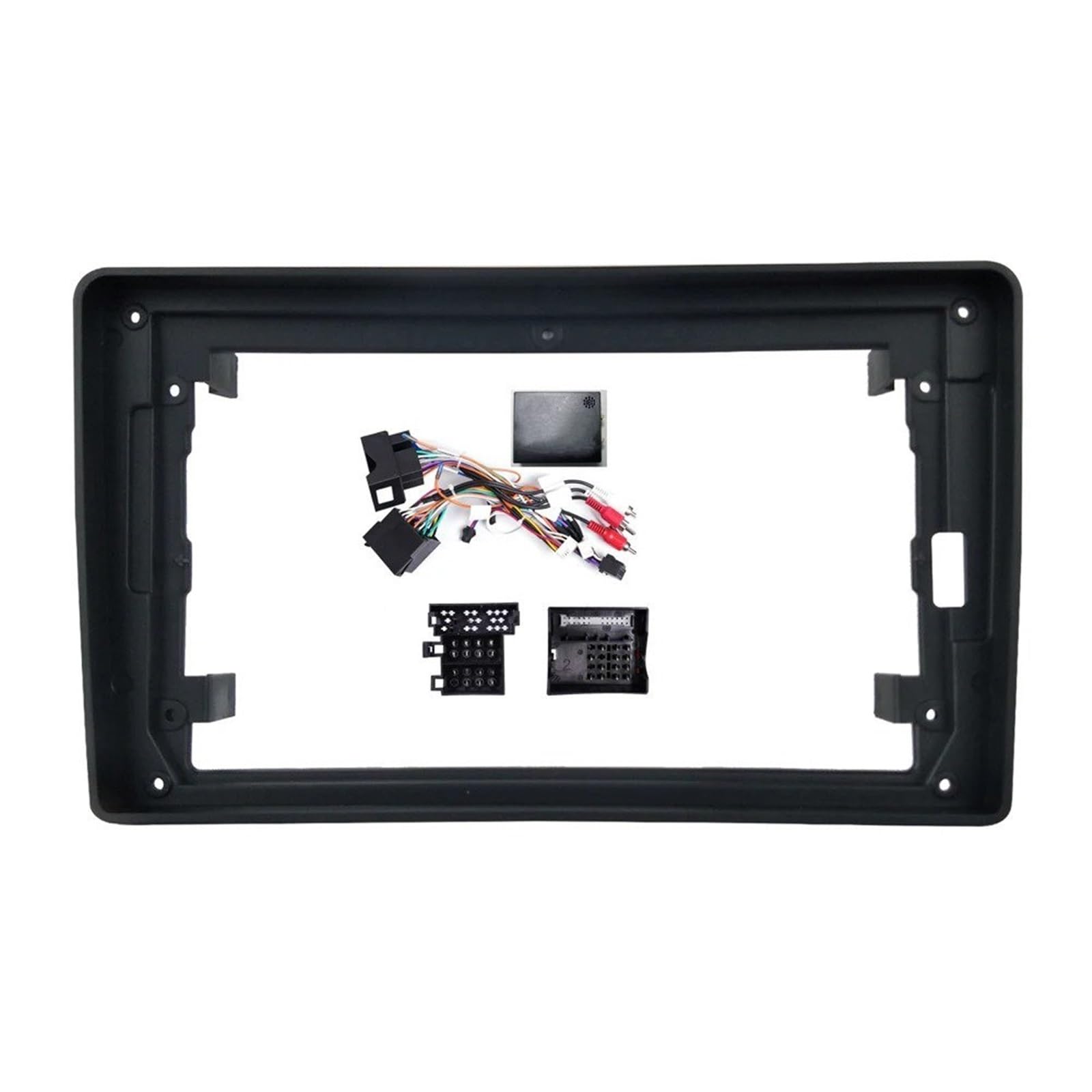 Für A4 B7 S4 RS4 B6 9 Zoll Auto Fascia Rahmen Adapter Für Canbus Box Decoder Android Radio Dash Montage Panel Kit Autoradio Rahmen(Frame Cable C*anbus)