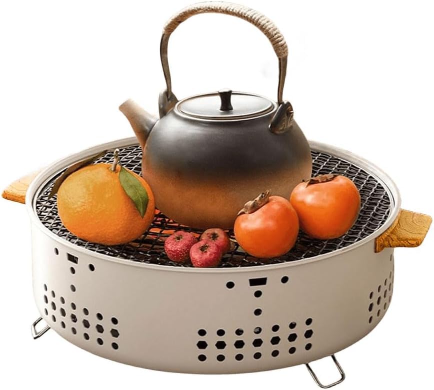 GION Backyard Charcoal Grill Barbeque Charcoal Stove for Picnic, Garden, Camping, Home, Bonfire Party, Boat Party (1Pcs)