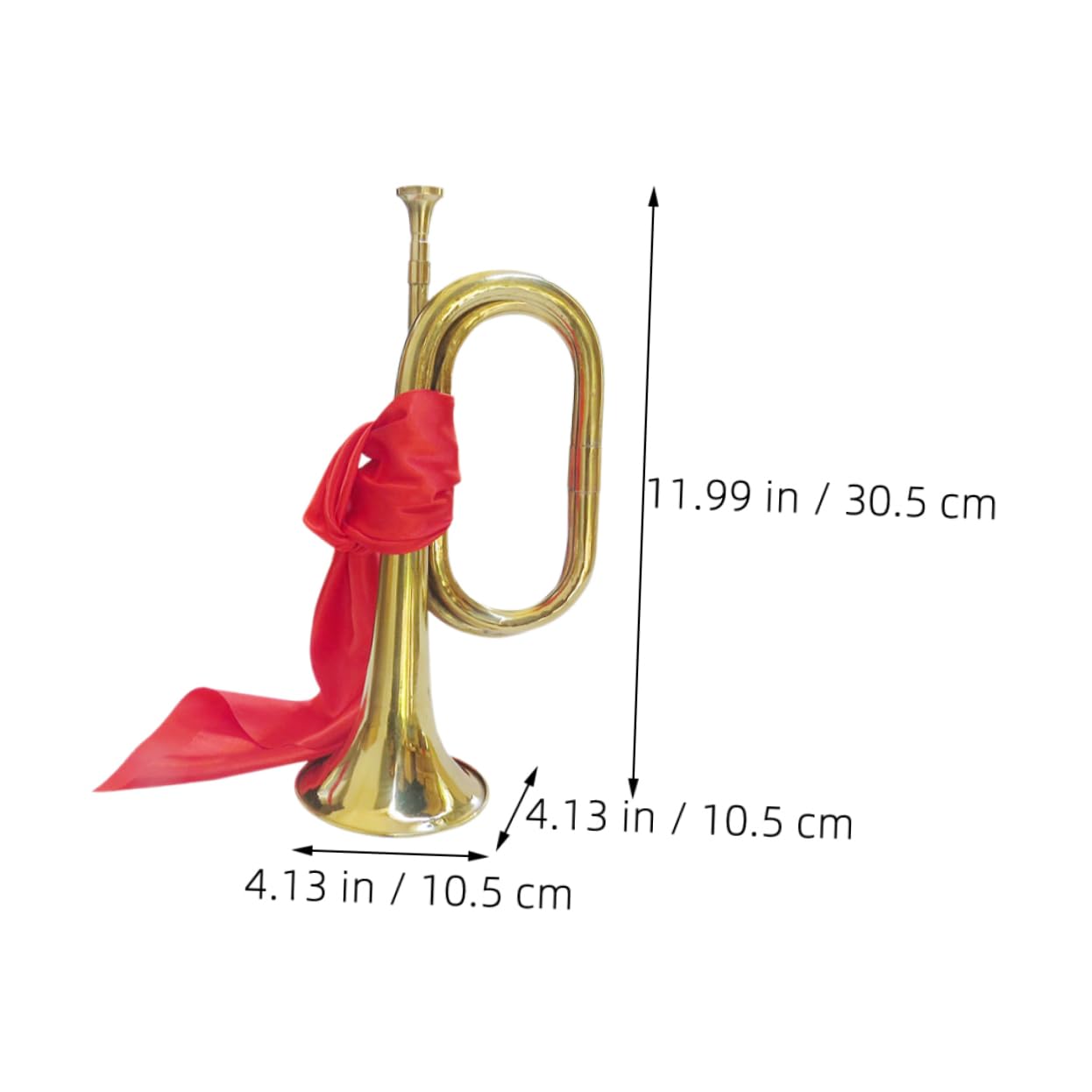 Veemoon Metal Trumpet for Beginners Trumpet Jupiter Bugle Horn for Band Practice - Image 7