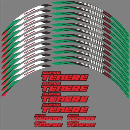 Bande adhésive pour XT1200Z Super Tenere autocollant de jante moto étanche 17 19 pouces XTZ 1200