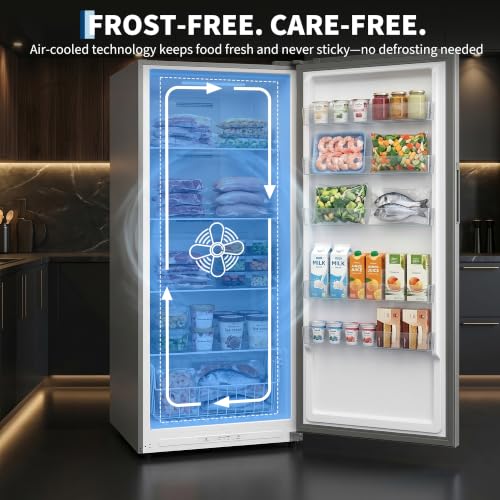 Image of Garvee 20.2 Cu.Ft Upright Freezer, Single Door Stand Up Freezer