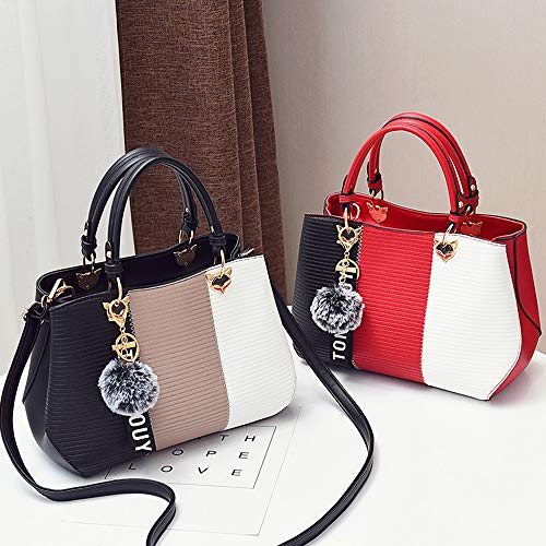 Bolso Satchel de Cuero sintético para Mujer 11x5.5x7.5 pulg miniatura 6