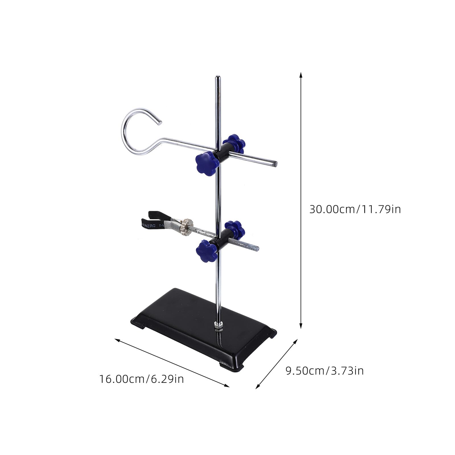 Cadre en Fer Miniature Portable et Robuste de 30 Cm pour Laboratoire, Plateforme de Support pour Matériel de Laboratoire Précis Plusieurs styles