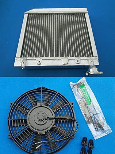 compatible with Aluminum Radiator + Fan TRX450R TRX450 TRX 450 R 2004-2009 06 07 08 09
