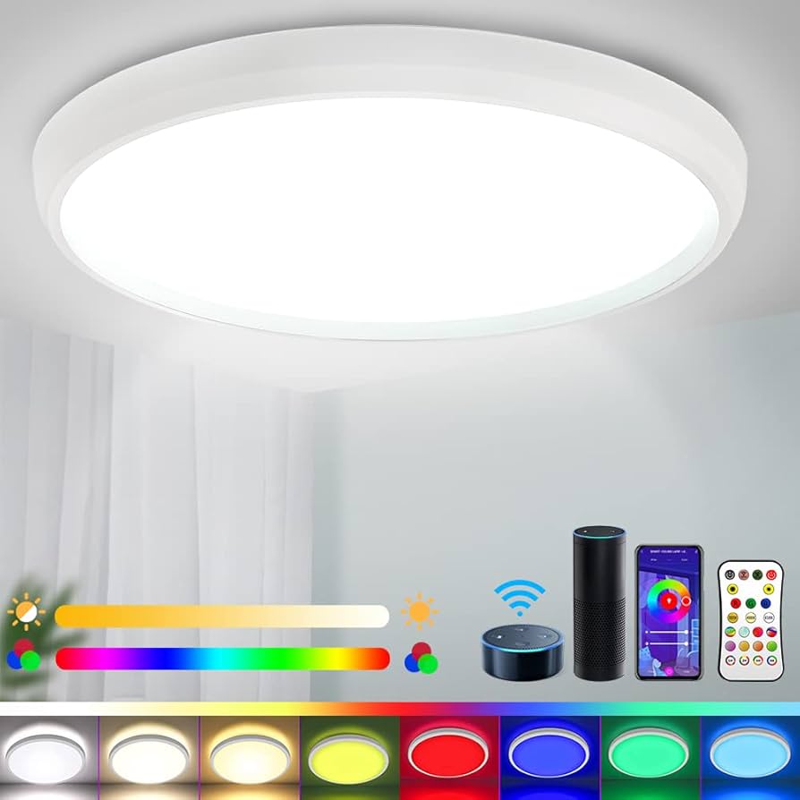 Amazon.co.jp : 【節電対策】Mozalida Alexa対応 LEDシーリング