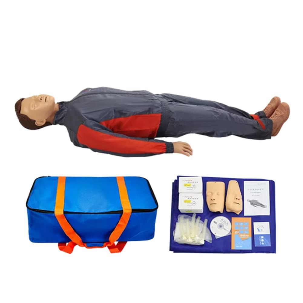 Mannequin de test professionnel pour adultes de RCR avec accessoires MCR