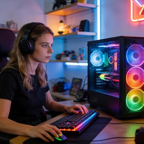 Cables ARGB para GPU con manguito LED neón de 108 luces para modding de PC 4