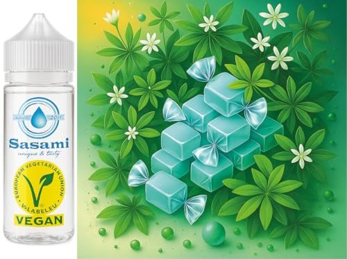 Caramelo helado de aspérula olorosa: aroma concentrado vegano Sasami de 100ml