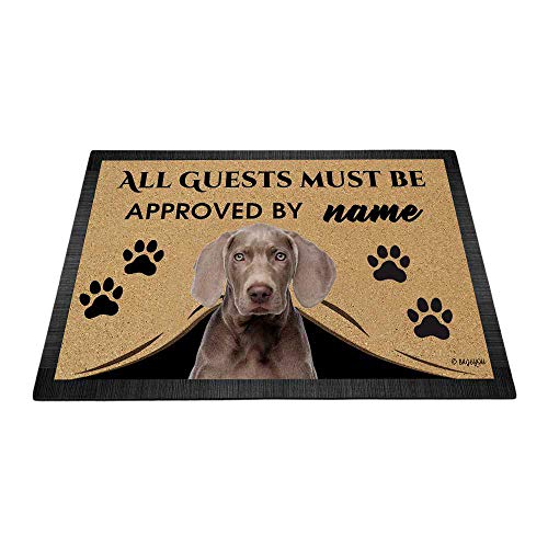 weimaraner doormat