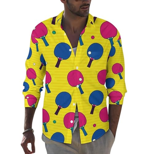 Opiniones de Ropa de Ping pong para Hombre los más recomendados. 40 Novastar - Camisas de vestir de manga larga para hombre - Coloridas camisetas de ping pong ajustadas con botones, ropa casual para hombre, Estilo-8, Small