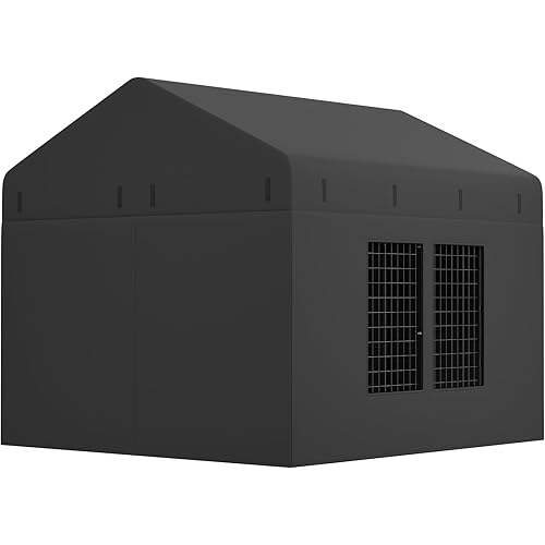 Outdoor Dog Kennel Cover 79" W x 79" D x 72.5" H