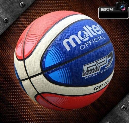 Molten GP76# 7 Basquete PU Couro Treinamento de basquete interno/externo com bolsa de pinos