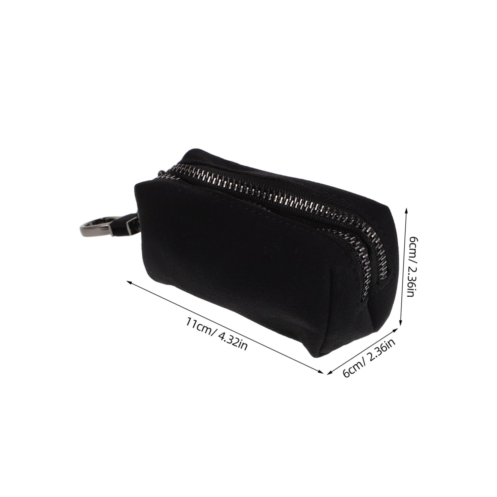 Cabilock Large Capacity Key Wallet Car Key Holder Bag Keychain Case Zippered Pouch