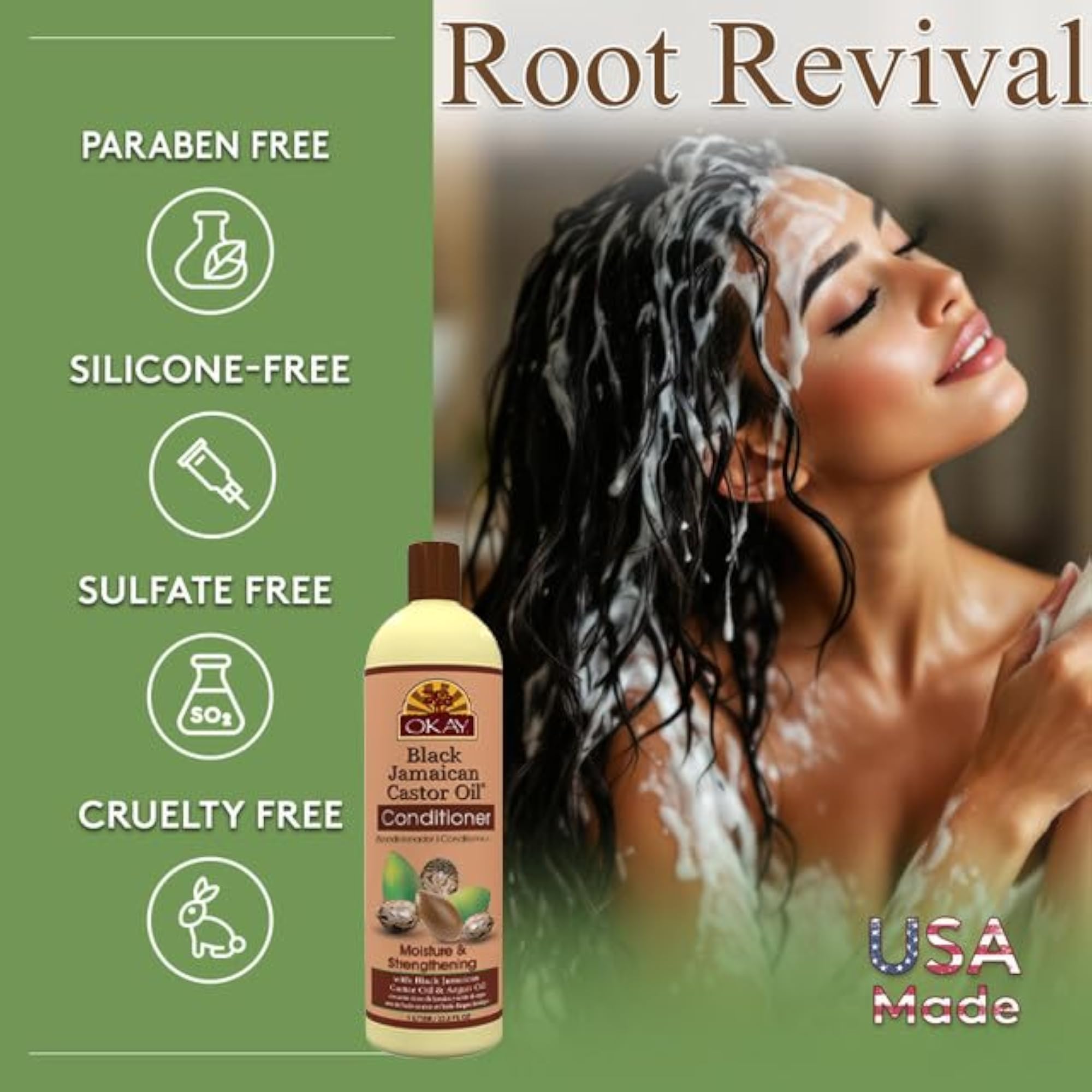 Black Jamaican Castor Oil Moisture Growth Conditioner