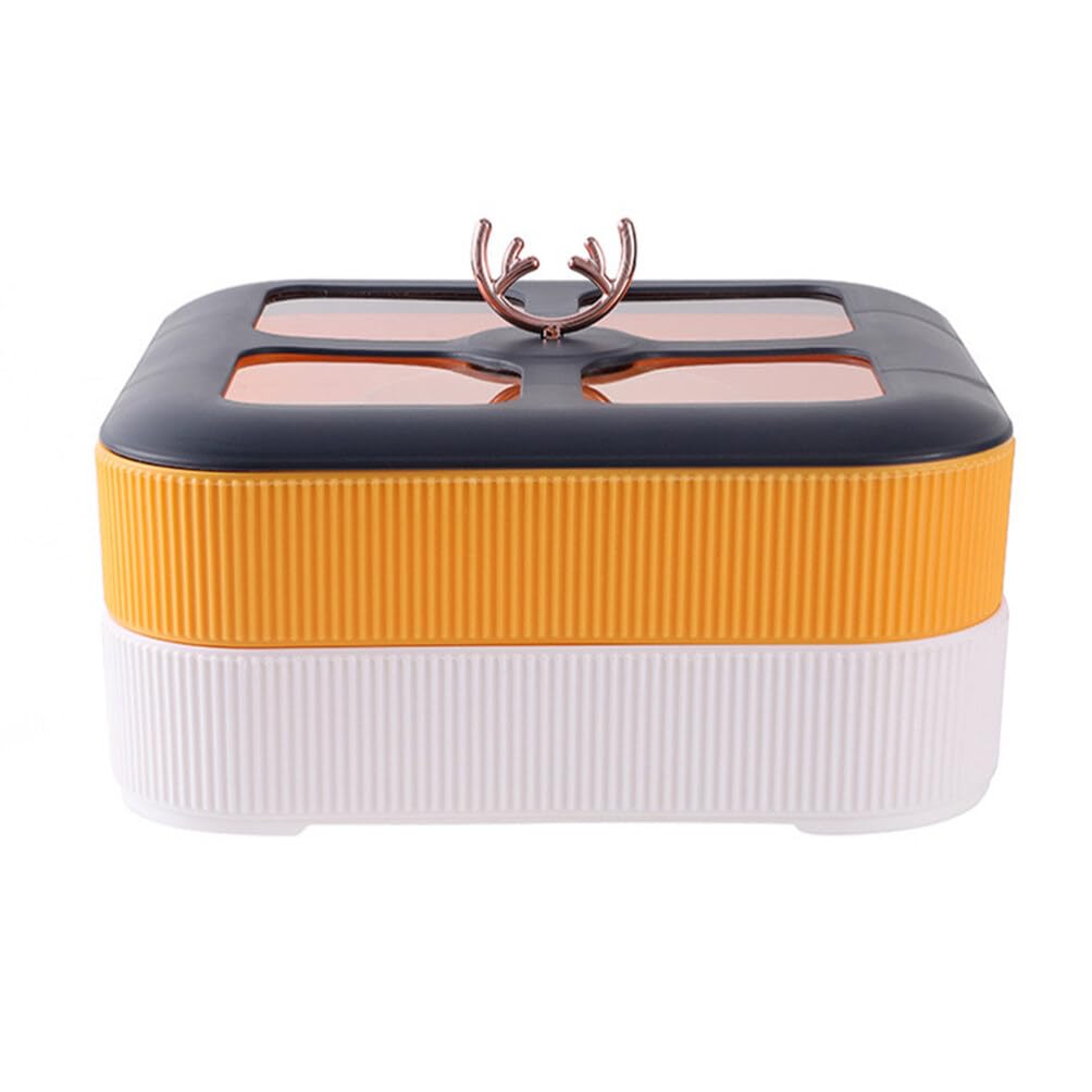 LIFKOME Dry Fruit Tray Lid Party Snack Box Elegant and Functional Snack Server for All Occasions