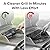 Caraletti Electric Grill Brush Pro 2.0, Rechargeable, BBQ Cleaner with Powerful Motor, Grill Cleaner for Burnt-On Grease & Grill Grates (1 PC)