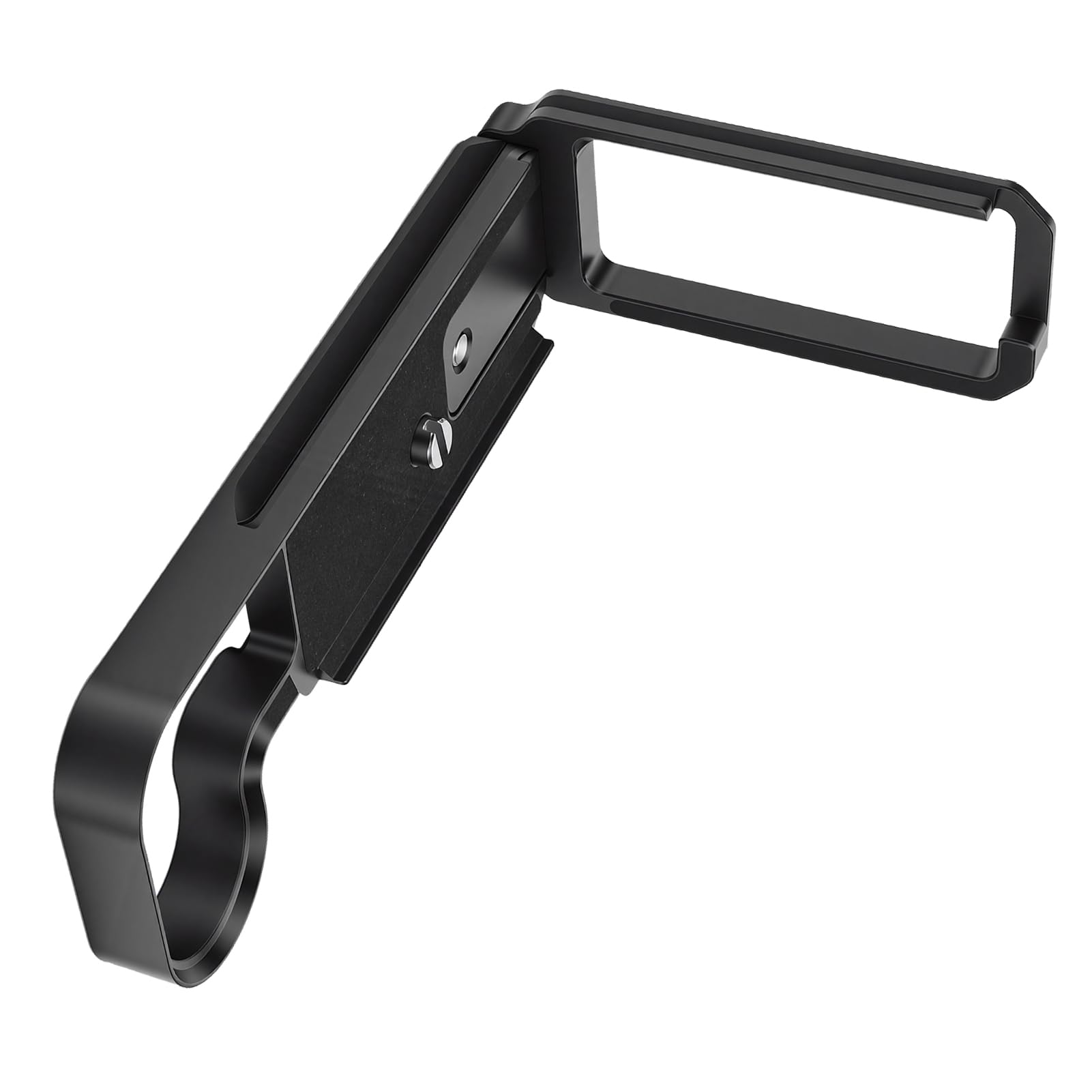 ASHATA Staffa a L per Fotocamera con Foro Filettato 1/4in 3/8in, Supporto | Aluminum Alloy Tripod Fast Release Plate, Quick Switch Vertical Horizontal Mount, for X2D X2D II