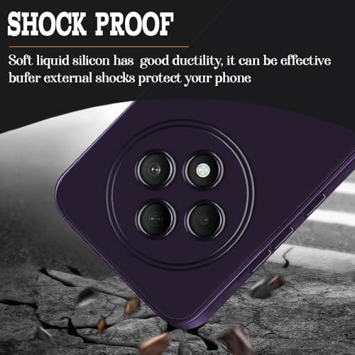 Image of Back Cover for Oppo F27 5G | Full Camera Protection | Premium Liquid Silicon Case | Flexible Bumper Case for Oppo F27 5G (Maroon Red)