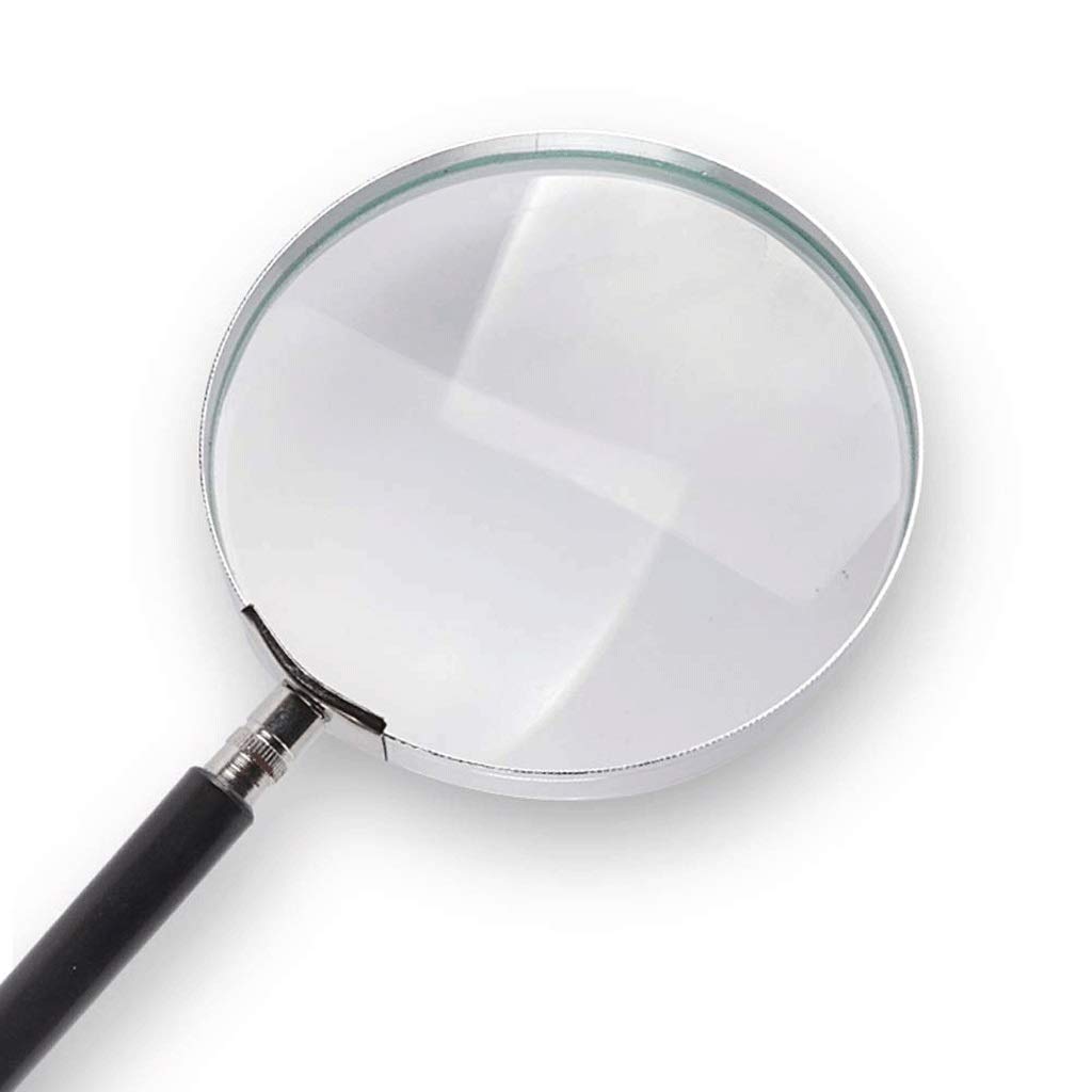 Loupe à main en verre optique pour une visualisation haute puissance avec un enfant, une personne âgée, la lecture, l'appréciation, l'étudiant avec miroir grossissant étoile de lumière