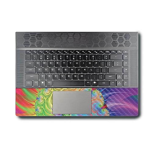 Image of MightySkins Carbon Fiber Skin Compatible With Alienware X16 R1 (2023) Full Wrap Kit - Color Fractal | Protective, Durable Textured Carbon Fiber Finish | Easy To Apply & Change Styles | Made in the USA
