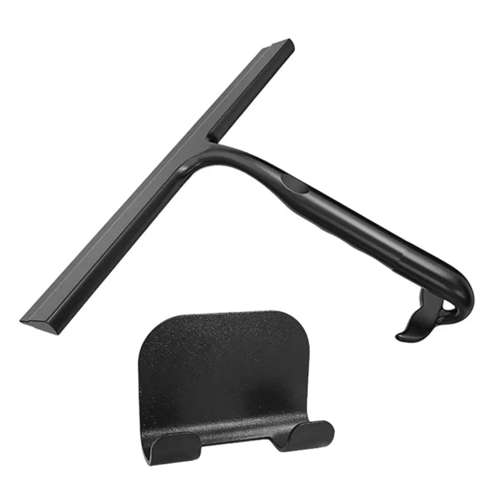 Shower Squeegee For Glass Doors Shower Squeegee For Glass Doors, Silicone Brush With Hook- Streak-Free Cleaning For Bathroom, For Surfaces, Tiles