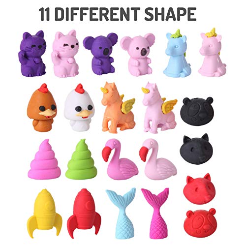 Mr. Pen- Animal Topper Erasers, 22 Pack, 8 Pack Take Apart Animal Erasers, Pencil Toppers, Pencil Erasers Toppers For Kids, Eraser Tops, Cap Erasers For Pencils, Fun Erasers Kids, Pencil Top Erasers #TOP3