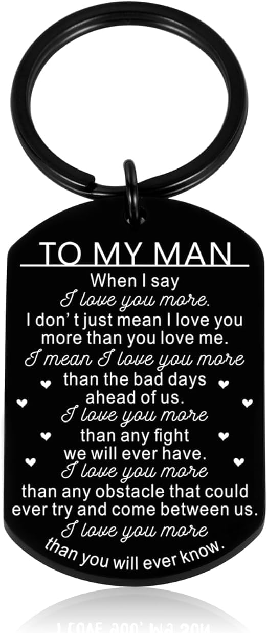 One Year Anniversary Wedding Gifts for Men, Boyfriend Gifts for Boyfriend from Girlfriend Anniversary Presents for Him Birthday Christmas Gifts for Men Valentines Day Gift for Husband from Wife Fiance