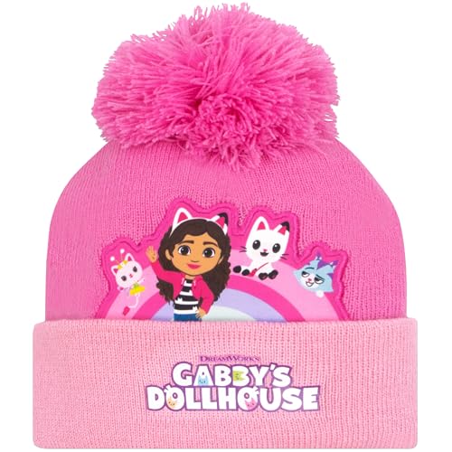 DreamWorks Gabbys Dollhouse Winter Hat Set | Girls' Winter Hats | One Size Pink2