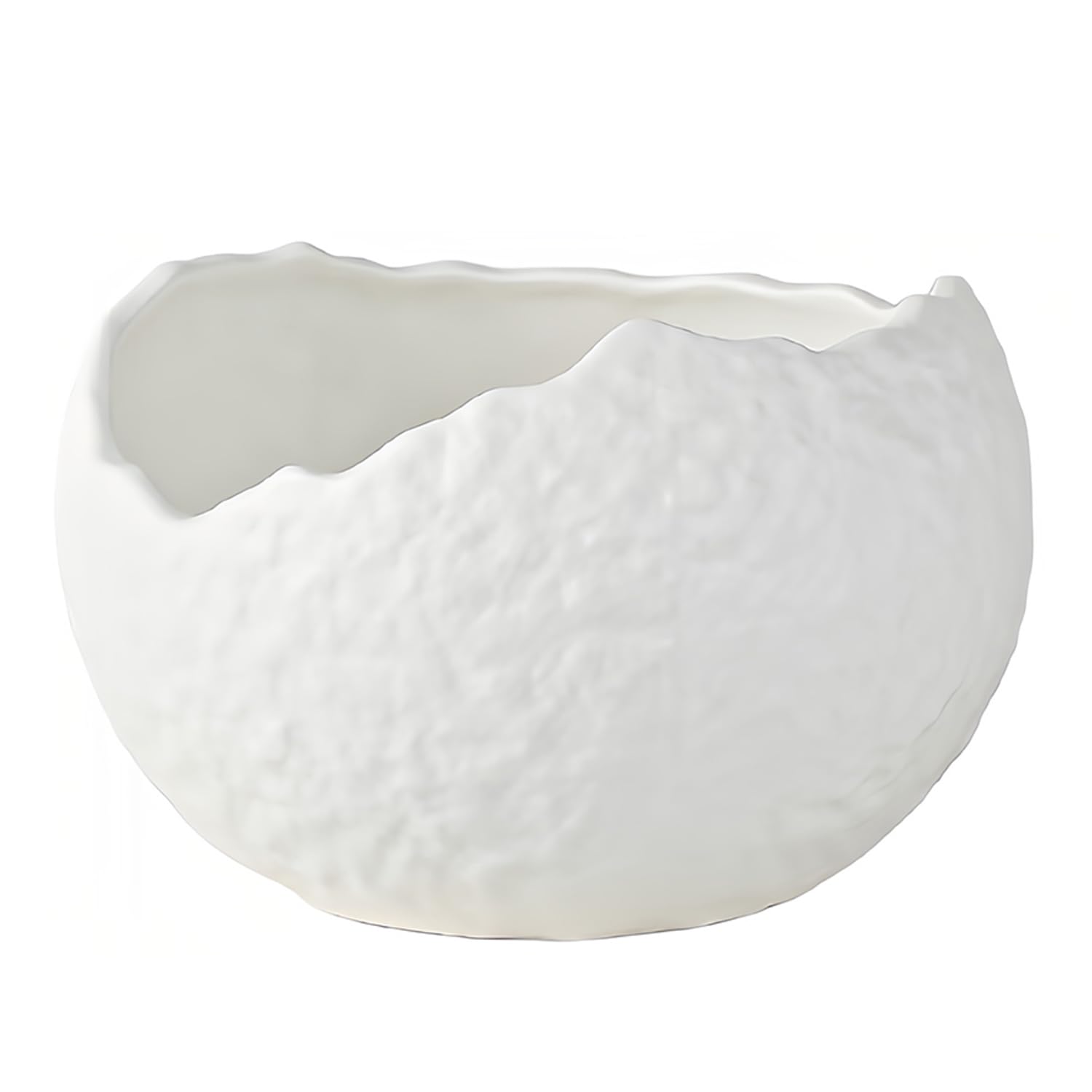 Cuenco De Cerámica Para Llaves Y Dulces - Decoración De Mesa, Forma De Bola Blanca, Regalo Para El Hogar