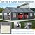 Thanaddo Carport 13'x25'x10' Heavy Duty with Roll-up Sidewall and Ventilated Windows, Portable Outdoor Garage for Car, SUV, Boat, Gray