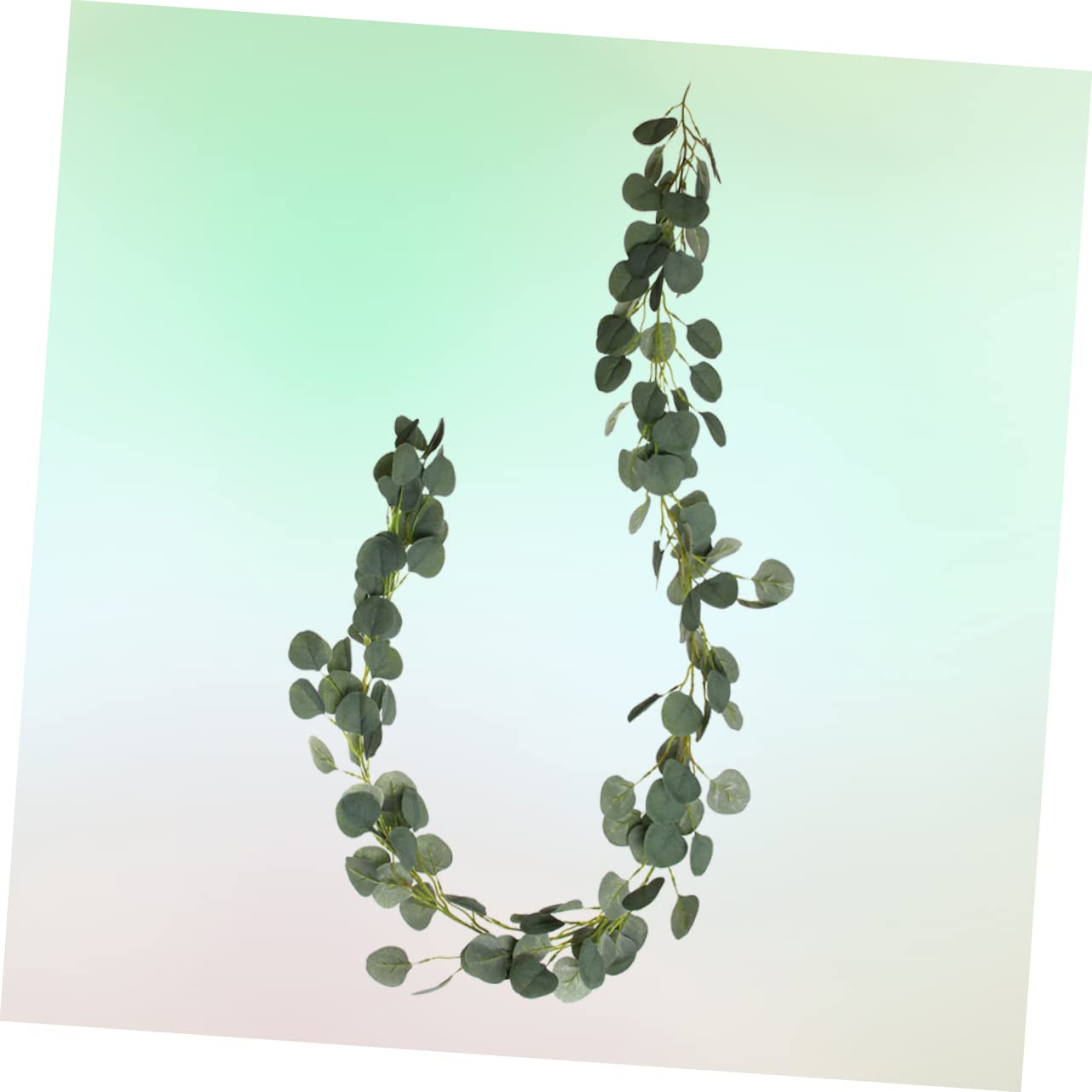 MAGICLULU 3 Stück Simuliertes Eukalyptus-Rattan Stiele gefälschte Outdoor-Pflanzen Girlanden hängende Rebe kunstpflanze Künstliche Pflanzengirlande Weinreben Girlande Green