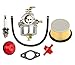 OuyFilters Kit carburateur avec filtre à air 30727, filtre à carburant, ampoule d'amorçage pour souffleuse à neige Tecumseh HM70 HM80, remplace 632334 632334A 632111