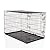 COZY PET Dog Cage 48" Black Metal Tray Folding Puppy Crate Cat Carrier Dog Crates Dog Cages. DC48B (We do not ship to the Channel Islands.)
